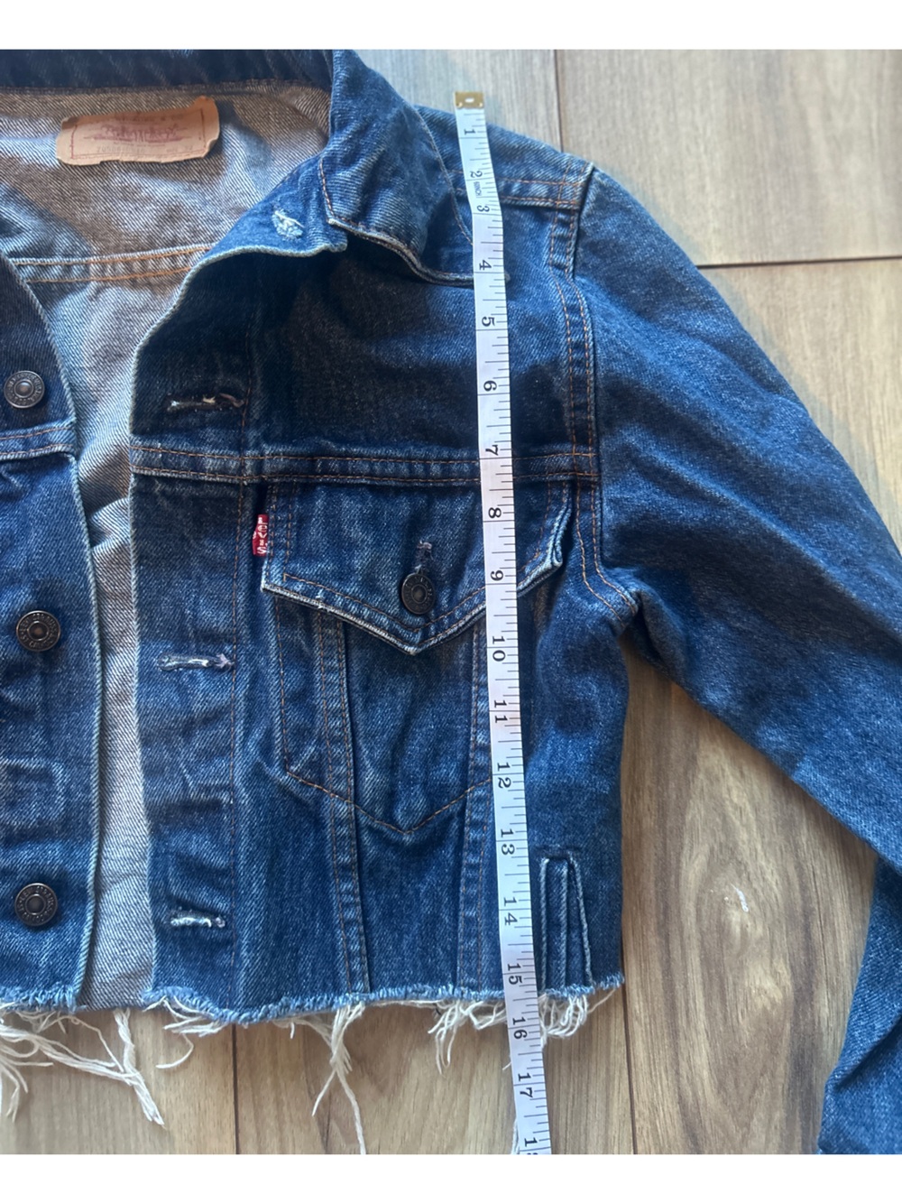 Size 32 vintage Levi's 70506-0216 trucker jacket 1980’s - Picture 5 of 6